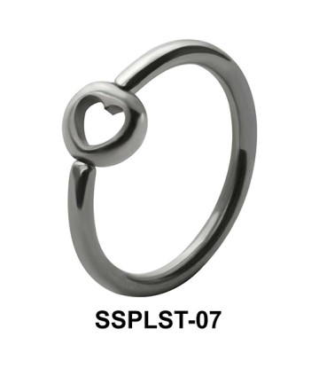 Hollow Heart Closure Rings Mini Attachments SSPLST-07