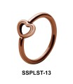 Hollow Heart Closure Rings Mini Attachments SSPLST-13