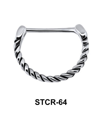 Spiral Shaped Septum Piercing STCR-64