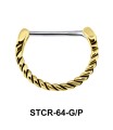 Spiral Shaped Septum Piercing STCR-64