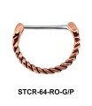 Spiral Shaped Septum Piercing STCR-64