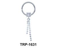 Sparkling Closure Ring Charm CZ TRP-1631
