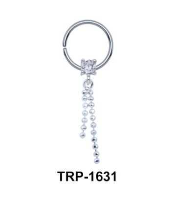 Sparkling Closure Ring Charm CZ TRP-1631