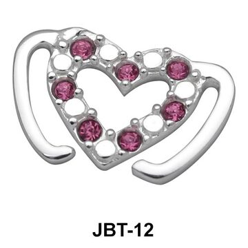 Heart Jewelled Bikini Top JBT-12