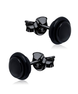 Black Surgical Steel Earring KSE-2004-BK