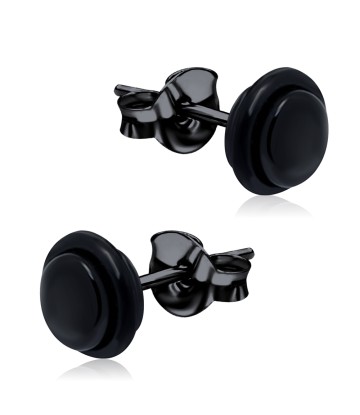 Black Surgical Steel Earring KSE-2004-BK