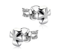 Cross Shaped Stud Earrings SST-05