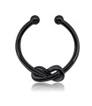 Rope Shape Septum Clip Ring STCR-04