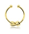 Rope Shape Septum Clip Ring STCR-04