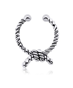 Ring Rope Shape Septum Clip Ring STCR-06