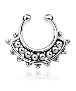 Indian Shape Septum Clip Ring STCR-14