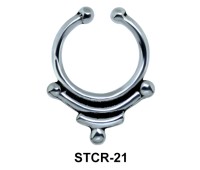 Cool Designer Septum Clip Ring STCR-21