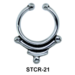Cool Designer Septum Clip Ring STCR-21