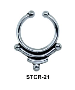 Cool Designer Septum Clip Ring STCR-21