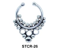 Indian Shape Septum Clip Ring STCR-26