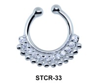 Exotic Design Septum Clip Ring STCR-33