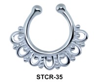 Fascinating Designer Septum Clip Ring STCR-35