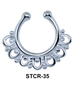 Fascinating Designer Septum Clip Ring STCR-35