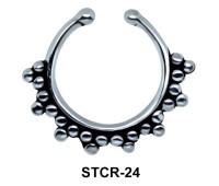 Beautiful Design Septum Clip Ring STCR-24