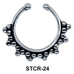 Beautiful Design Septum Clip Ring STCR-24