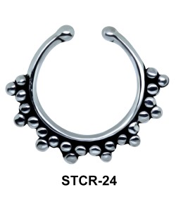 Beautiful Design Septum Clip Ring STCR-24