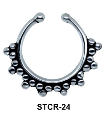 Beautiful Design Septum Clip Ring STCR-24