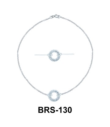 Round Shape Silver Bracelet BRS-130