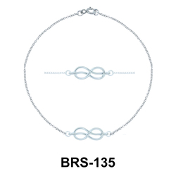 Infinity Rope Silver Bracelet BRS-135