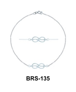 Infinity Rope Silver Bracelet BRS-135