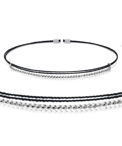 Knot with Matt Rope Bracelet BRS-278