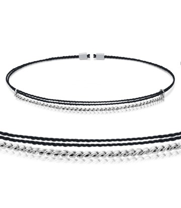 Knot with Matt Rope Bracelet BRS-278