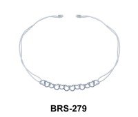 Hearts with Matt Rope Bracelet BRS-279