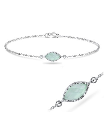 Amazonite Silver Bracelets BRS-390