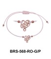 Love Heart Matt Rope Bracelet BRS-568