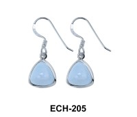 Aquamarine Silver Earring ECH-205