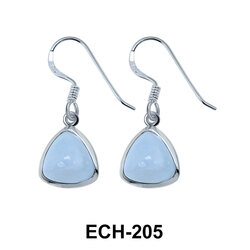 Aquamarine Silver Earring ECH-205