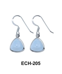 Aquamarine Silver Earring ECH-205