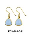 Aquamarine Silver Earring ECH-205