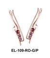 Silver Earring Pretty Stone EL-109