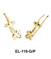 Silver Earring Lizard Shape EL-118