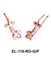 Silver Earring Lizard Shape EL-118