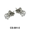 Tiny Flower shaped Stud Earrings CS-01