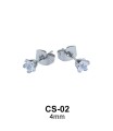 Star CZ Stud Earring CS-02