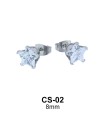 Star CZ Stud Earring CS-02