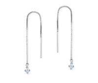 Stone Dangling Chain Earring ECD-01