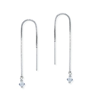 Stone Dangling Chain Earring ECD-01