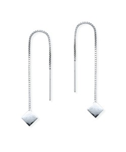 Silver Chain Earring ECD-05