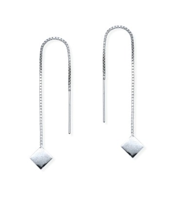 Silver Chain Earring ECD-05