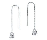 Silver Chain Earring ECD-107