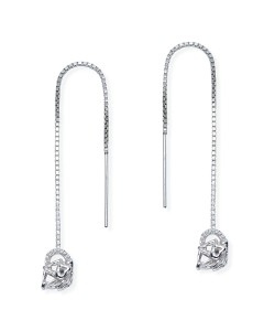 Silver Chain Earring ECD-107